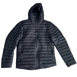 NorthFace Navy Blue Puffer Hoodie